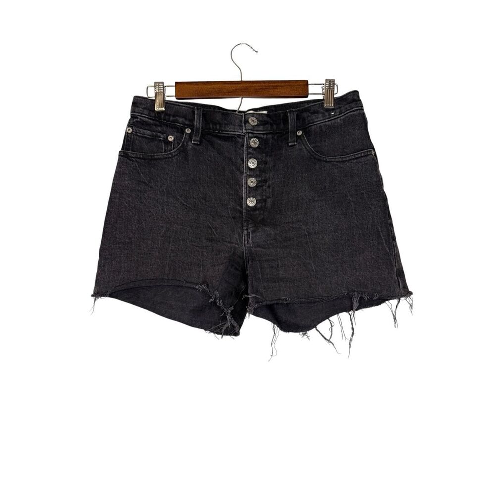 Abercrombie & Fitch High Rise 4” Short Black Size 6
